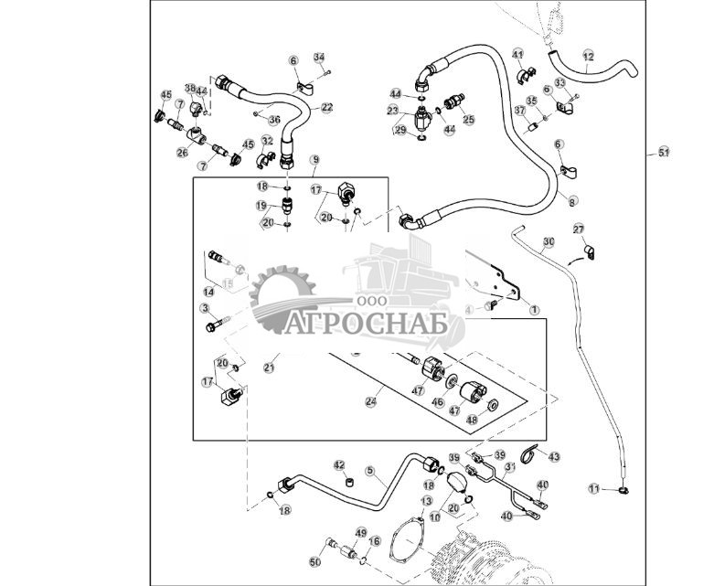 Repair Kit, Fan Driver Hose and Valve, PST, 9L Engine - ST936894 351.jpg